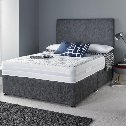 Alice Stoff-Divanbasis mit Kopfteil